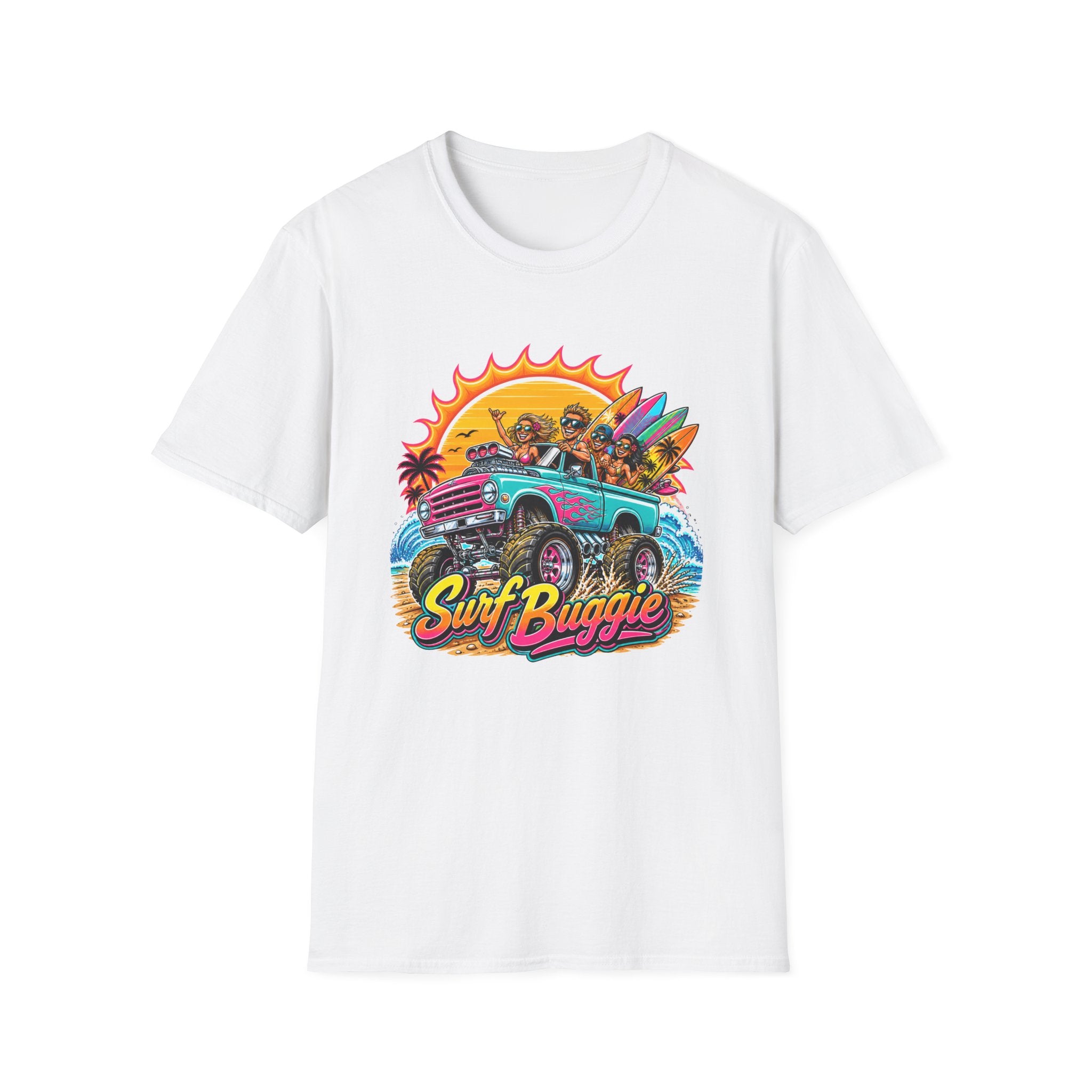 Surf Buggy T-Shirt — Retro Beach Cruiser Graphic Tee