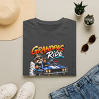 Grandpa's Ride T-Shirt — Vintage Muscle Car & Dog Graphic Gift