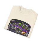 T-Shirt — "Reverse Engineering Really Works" Alien Hot Rod Graphic Tee