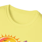 Surfer Girls Rock T-Shirt — Retro Beach Skull Surfboard Tee