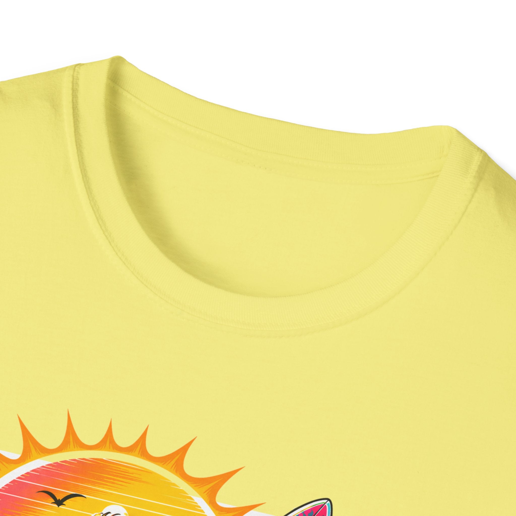 Surfer Girls Rock T-Shirt — Retro Beach Skull Surfboard Tee