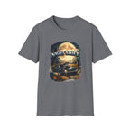 Night Shift T-Shirt — Vintage Full Moon Trucking Tee for Night Drivers