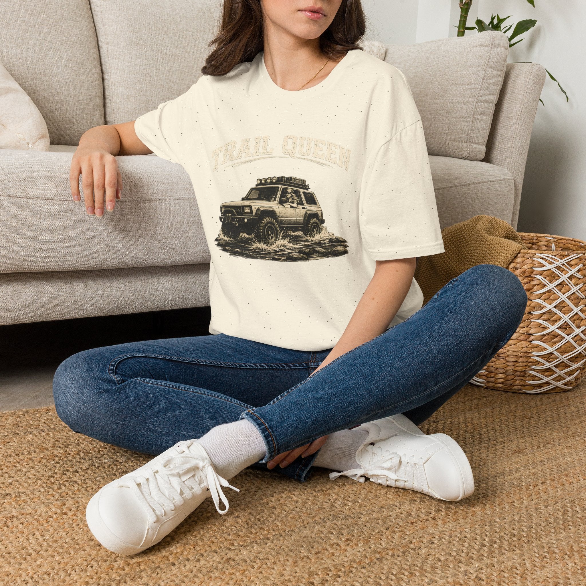 Trail Queen T-Shirt — Off-Road Jeep Adventure Tee for Women