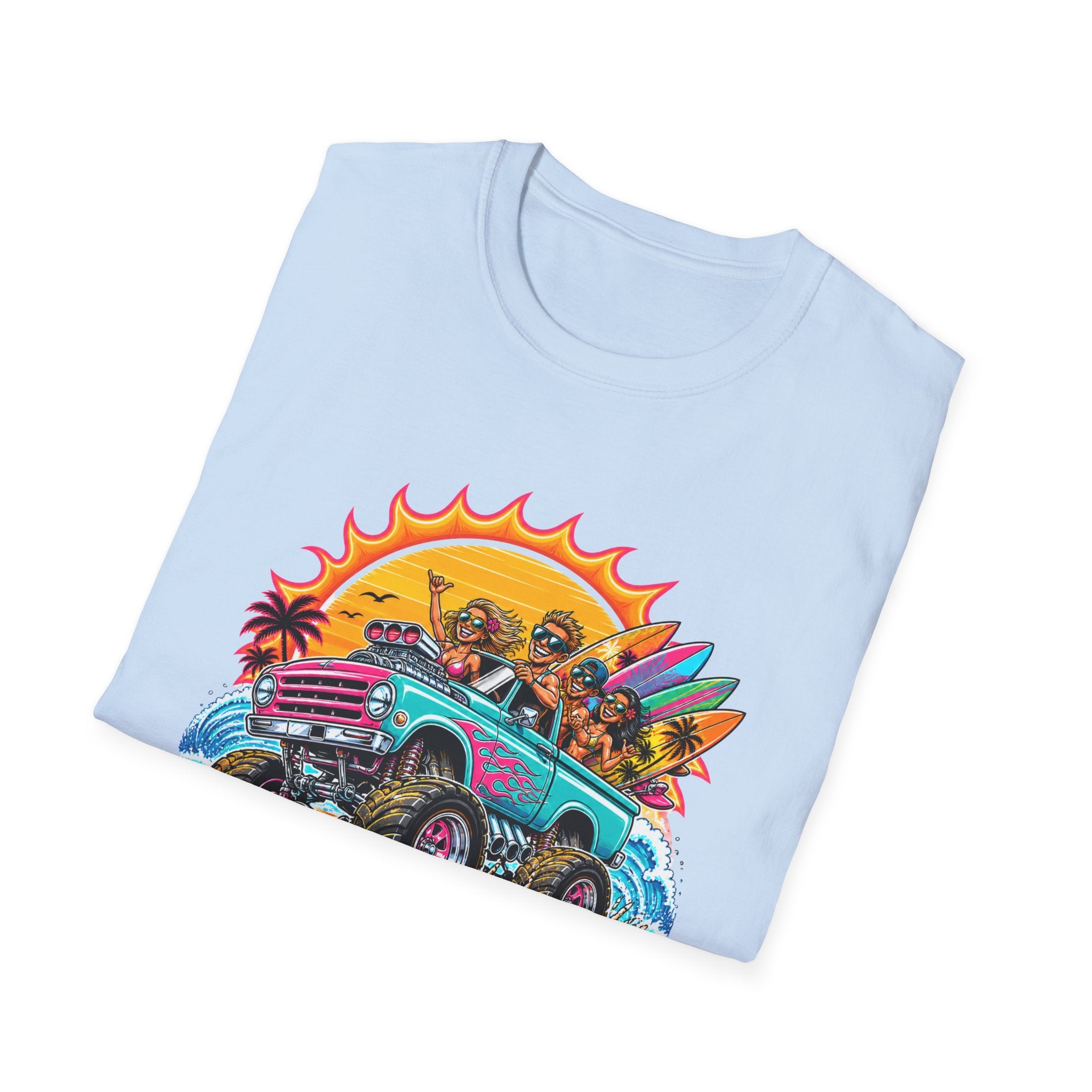 Surf Buggy T-Shirt — Retro Beach Cruiser Graphic Tee
