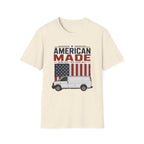 American Made Van T-Shirt — Patriotic USA Work Truck Tee