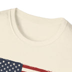 Built Here, Driven Proud Truck T-Shirt — American Flag Vintage Pickup Tee