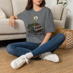 T-Shirt — 'Life Finds a Way' Daisy Rising from Rust Graphic Tee