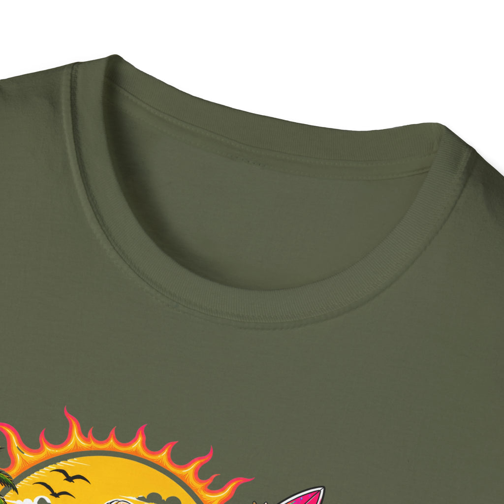 Beaches Do Be Crazy T-Shirt — Retro Surf Road Trip Tee