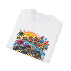 Beaches Do Be Crazy T-Shirt — Retro Surf Road Trip Tee