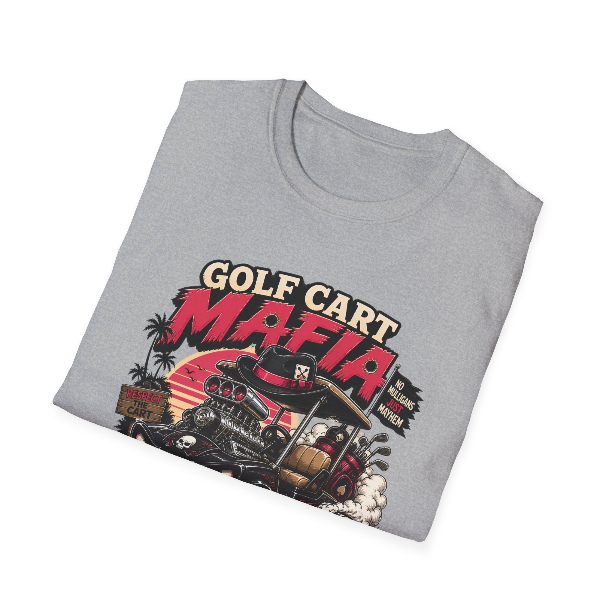 Golf Cart Mafia T-Shirt — Retro Off-Road Golf Cart Graphic Tee