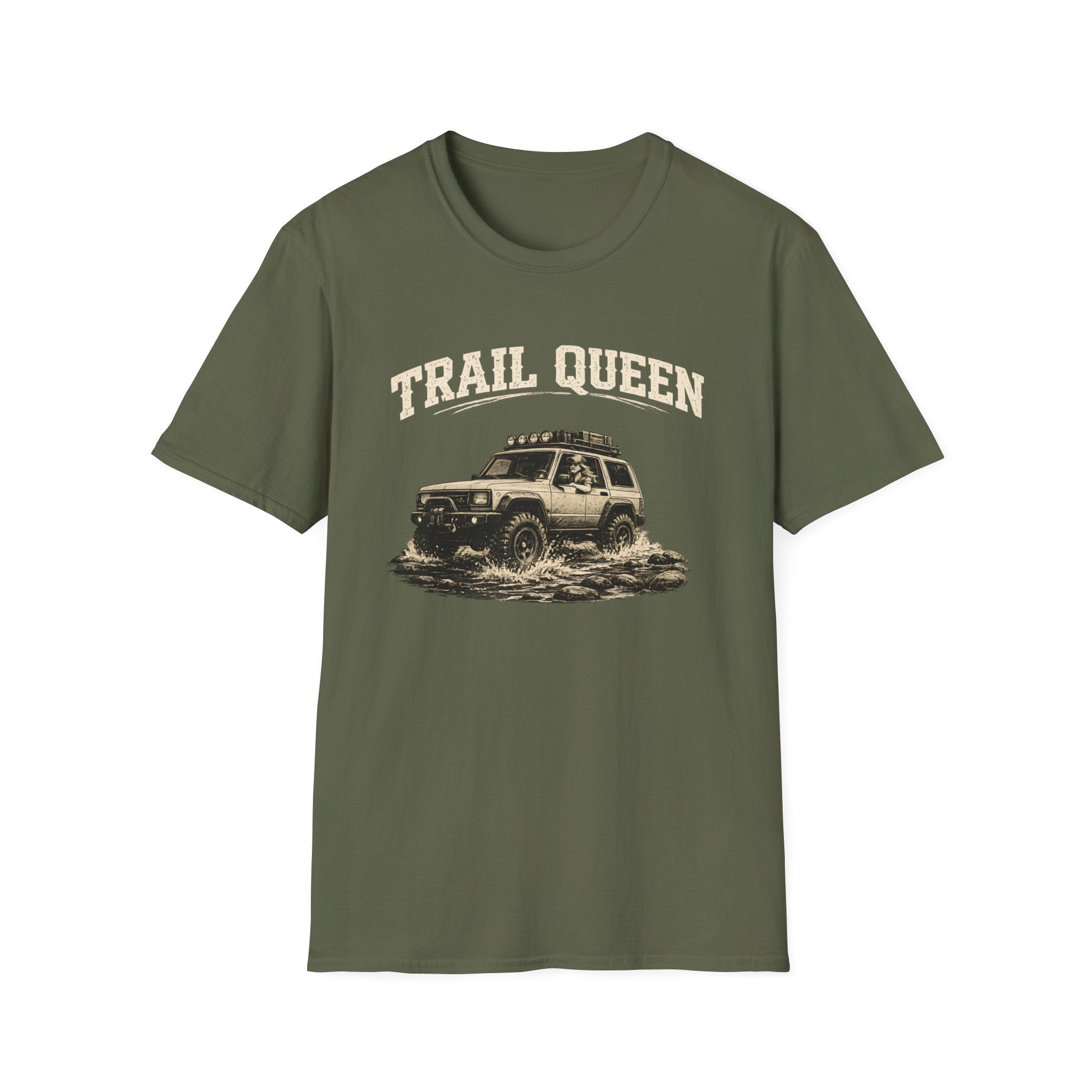 Trail Queen T-Shirt — Off-Road Jeep Adventure Tee for Women