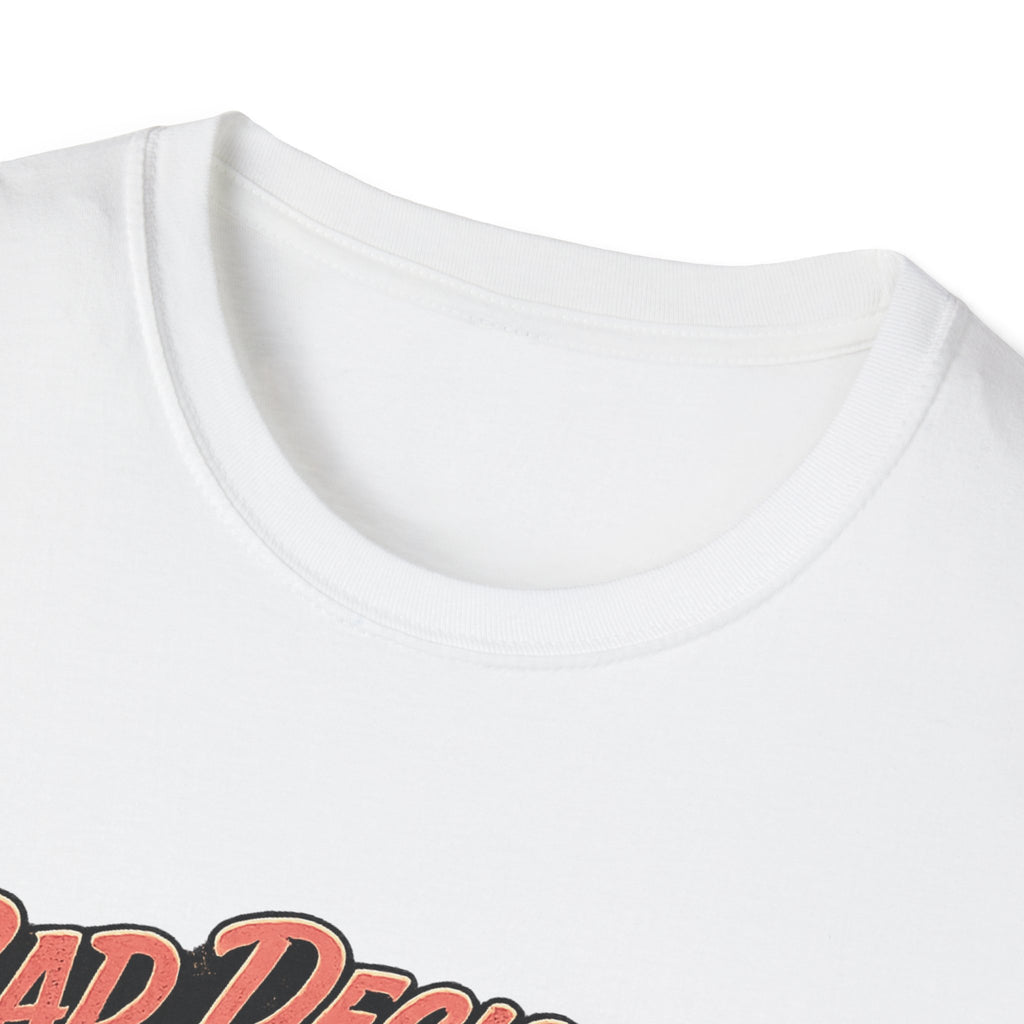 Bad Decisions Start Here Vintage Muscle Car T-Shirt — "Full Tank No Plan"