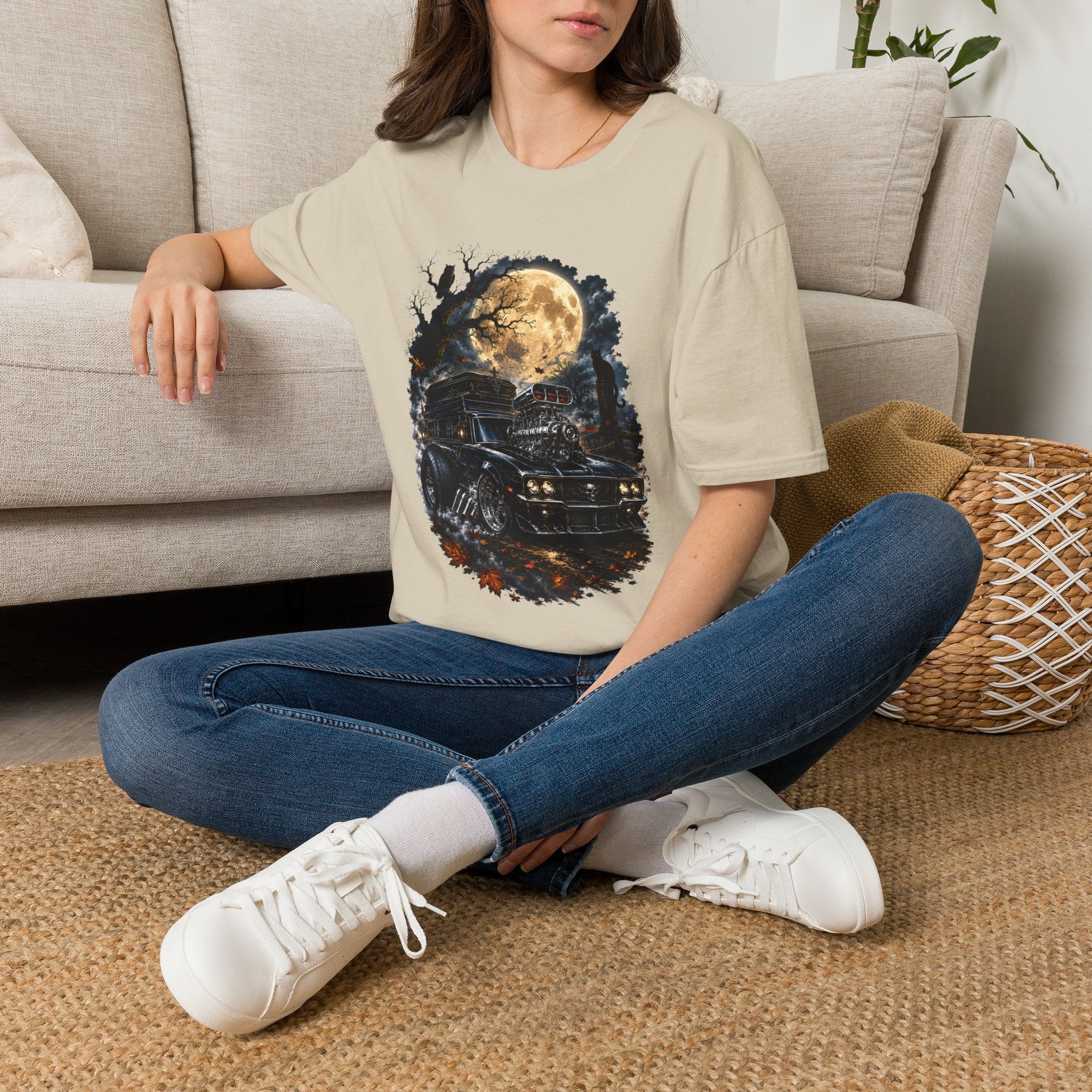 Halloween Full Moon Train T-Shirt