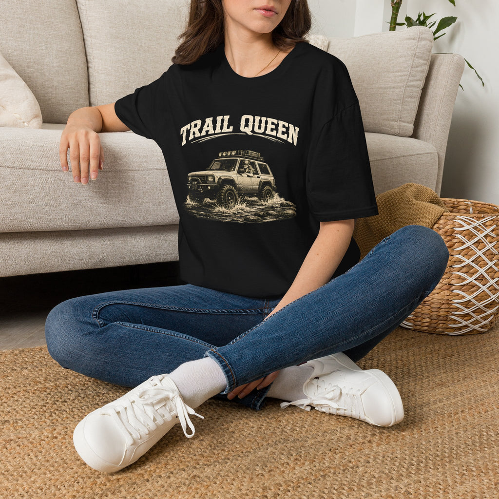 Trail Queen T-Shirt — Off-Road Jeep Adventure Tee for Women