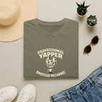 T-Shirt — "Professional Yapper, Amateur Mechanic" Funny Mechanic Tee
