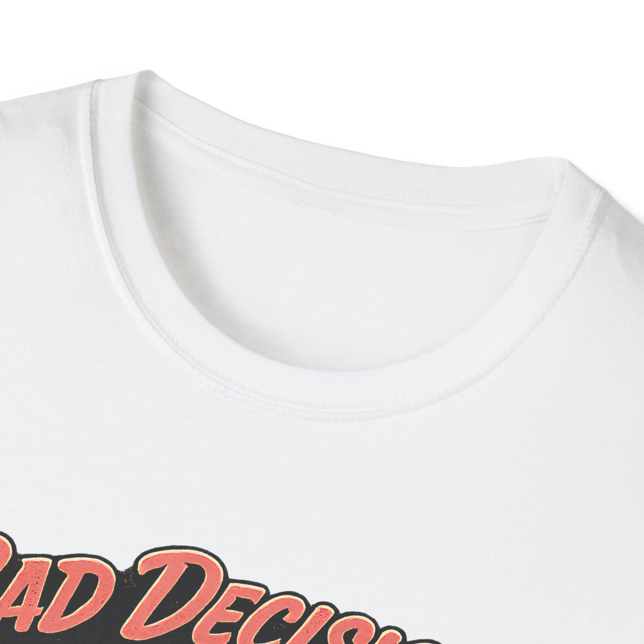 Bad Decisions Start Here Vintage Muscle Car T-Shirt — "Full Tank No Plan"